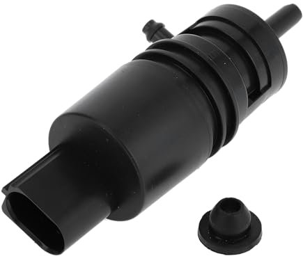 QUARKZMAN Bomba de Agua de Lavado Parabrisas con Ojal, Bomba de Líquido Lavaparabrisas para BMW 3 Series 7 Series, Bomba de Limpiaparabrisas No.7302589, Paquete de 1