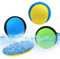 Audasi Water Bouncing Balls, 4Pcs Skipping Bolas de Agua y Disco Pelota saltarina acuática Blanda de Secado rápido con Disco Pelotas de Rebote Grip para Playa Piscina Río Lago
