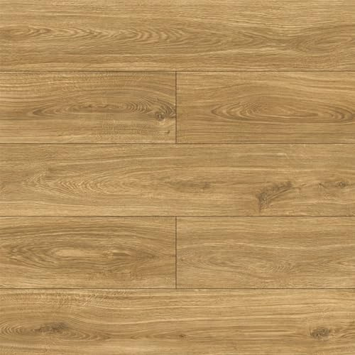 Suelo Laminado | AC5 | 10mm | 1380x191mm | Colección Sefora| Agua y Humedad 72h | Tarima Flotante Instalación en Click (Roble Poleo, 1 Caja - 1.84m²)