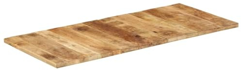 Genérico Tablero de Mesa Madera Maciza de Mango 25-27 mm 140x60 cm,Mobiliario,Accesorios para mesas,Tableros para mesas-286026