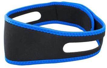 XFSRG Cinturino Mento Anti Russamento Regolabile Donna e Uomo Fascia Notturna Morbida per Ridurre il Russare Supporto Mandibola Traspirante Unisex per Dormire