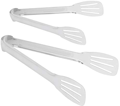 Stylebest Mattång i Rostfritt Stål Slitstark Bekväm Köksklämma för BBQ-buffématlagning 2 St Silver 9in