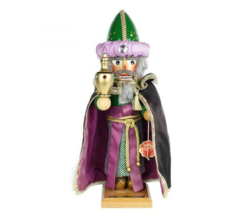 Steibach (S882) Holy King Melchior, cascanueces grande, 17.5 pulgadas