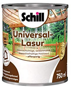 Schill Universal-Lasur - Holzlasur 0,75 Liter Mahagoni