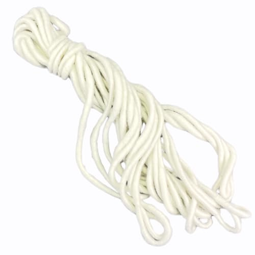 Filzband 0,5 x 1000 cm Filzkordel schmal Weiß für Deko Basteln Floristik | Filz Dekoband, stabile Jute Seele, Geschenkband für Anlässe, Floristik, Dekoration, kreative Arrangements, DIY Ideen