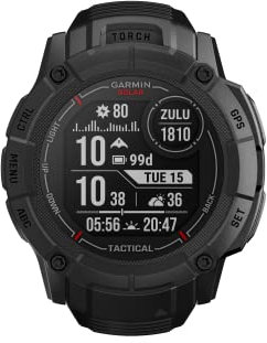 Garmin Instinct 2X SOLAR Tactical Edition, Large Rugged GPS Smartwatch, Built-in Sports Apps and Health Monitoring, Solar Charging (Renewed)