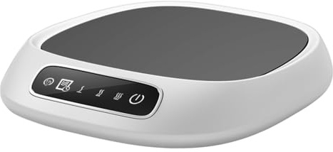 Kaffeetassenwärmer, Intelligenter Tassenwärmer, 3 Temperatureinstellungen, Beheizter Untersetzer mit Intelligenter Anzeige für Kaffee, Tee, Getränke, Milch