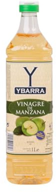 YBARRA - Vinagre de sidra de manzana (1 L, 3 unidades)