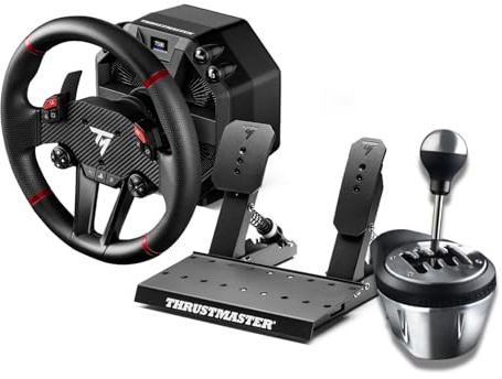 Thrustmaster T598 - Direct Axial Drive Force Feedback Racing Wheel for PS5, PS4, PC, and TH8A Shifter
