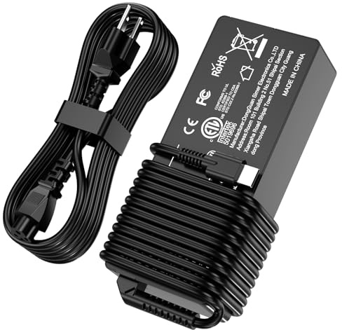 USB C Laptop Charger 100W, Fast PD 3.0 Power Adapter with 5ft Cable, Universal Compatible with Lenovo Thinkpad HP MacBook Dell Asus Acer and All USB-C Device – Travel Friendly, ETL Certified