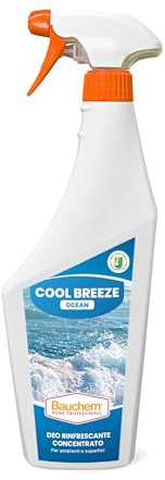 Bauchem Cool Breeze Ocean Deodorante Rinfrescante Concentrato Profumato per Ambienti e Superfici 600 ml