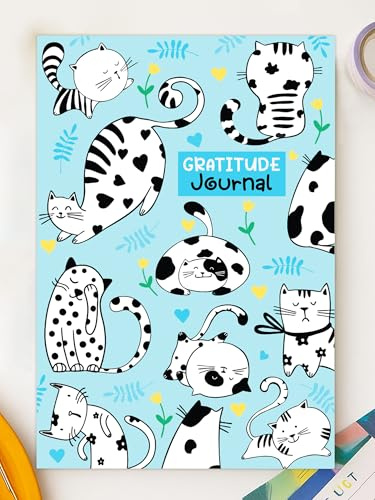 DOODLE Daglig 5 minuters tacksamhetsdagbok - Positivitet, Wellness & Mindfulness Journal för tonåringar och vuxna - 90-dagars vanabyggare | 112 odaterade sidor | A5 | Guidade uppmaningar och roliga