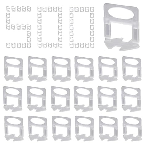 Zuglaschen Nivellierlaschen Clips, 500 Stück 3mm Fugenbreite Fliesen Nivelliersystem Zuglaschen, Fliesenverlegehilfe Zuglaschens Nivelliersystem, für die Verlegung von Fliesen