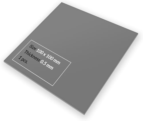 ARCTIC TP-4 Värmeledande platta: Värmeledande platta med premiumprestanda, 100x100x0,5 mm (stapelbar upp till 2 mm utan prestandaförlust), hög prestanda, mjuk, fyller i springor och ojämnheter