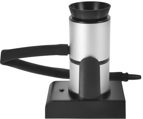 WRITWAA Générateur de Fumée Portatif Cuisine, Fumoir à Steak Copeaux de Bois, Mini Fumoir à Viande Compact en Métal Argenté, Barbecue et Gastronomie Moléculaire, 1 Pièce