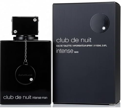 AURUMLUXE Club de Nuit, Perfumes Arabes Hombre, Perfumes Hombre, Regalos Originales para Hombre, Colonia Hombre, Perfume Arabes Originales, Eau de Parfum 105 ml Club de Nuit Intense Man