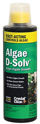 CrystalClear Algae D-Solv EPA Registered Pond Algaecide, 16 oz