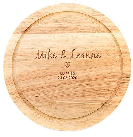 Personalised engraved Wedding Gift Board for New Home Wooden Chopping Board/Cutting Board/Bread Board