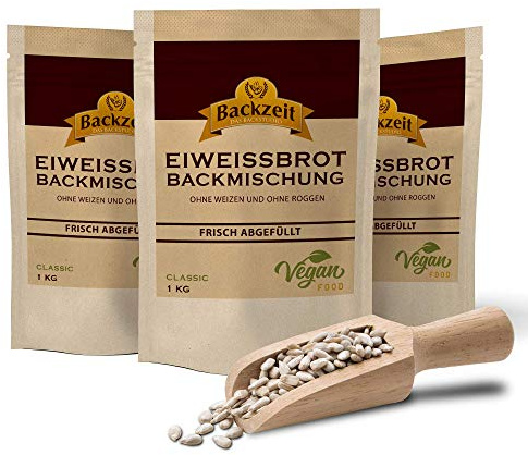 Brothers Eiweissbrot Backmischung Classic, 3 kg ergibt 5,85 kg Teig, Diabetiker-Brotbackmischung