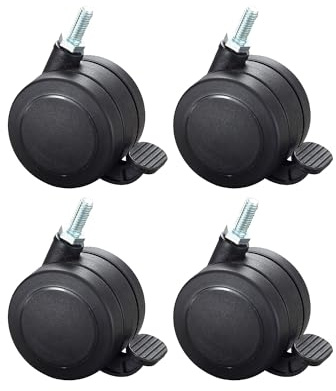 Safco Products 1211BL Hard Floor Casters with Alphabetter Desk, Black Classroom and Home School Desk