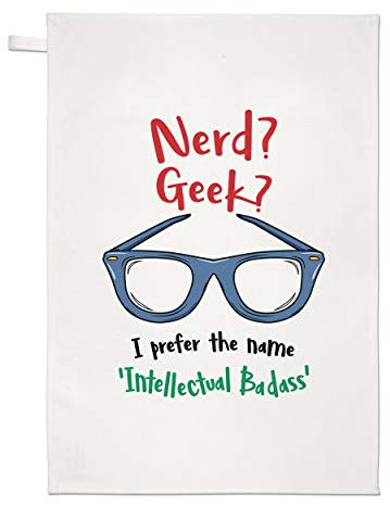 Nerd Geek Geistige Badass Geschirrtuch Spüllappen