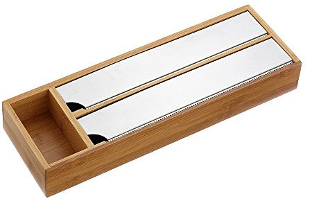 KESPER 58040 Folienspender aus zertifiziertem Bambus/Folienabroller