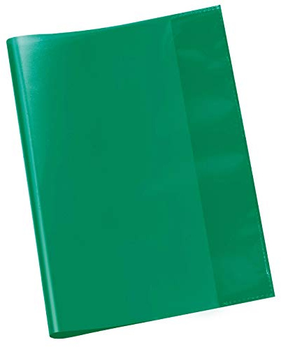 VELOFLEX - Schulhefthülle DIN A5 PP Transparent Grün 25 Stück