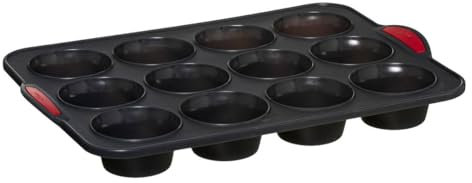 5five - moule 12 muffins silicone silitop gris