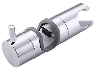 KES Support Pommeau Douche Réglable Universel Support Douchette Salle de Bain Porte Douchette 20-22mm Diamètre pour Douche Ferroviaire Chromée, PB10S22-CH