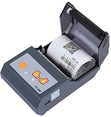 Tragbarer Bluetooth Drucker, Wireless Thermo Belegdrucker,58mm Handheld Belegdrucker,mit USB Kabel und Druckpapier,Kompatibel mit und Android