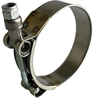 Morsetti per tubi flessibili in acciaio inossidabile T Bolt W2 per macchine industriali & clip di scarico 88-96mm x4