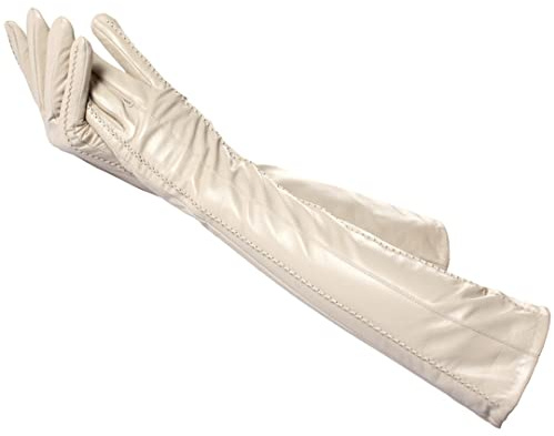 Lange Lederhandschuhe Damen Winter Lammfell Damen Lange Handschuhe