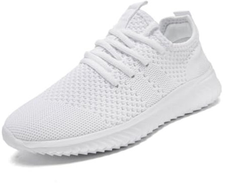 ZMBCYG sneakers dam skor sneakers sportskor löparskor slip-on lätta tennisskor träningsskor joggingskor damskor, B vit, 38 EU