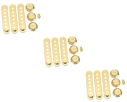 ibasenice 21stücke Praktisches Teiliges Für Elektrische Gitarren Goldene Tonabnehmer-abdeckungen Langlebig Und Dekorativ Passend Für Humbucker-pickups Leicht Und Tragbar Für Austausch