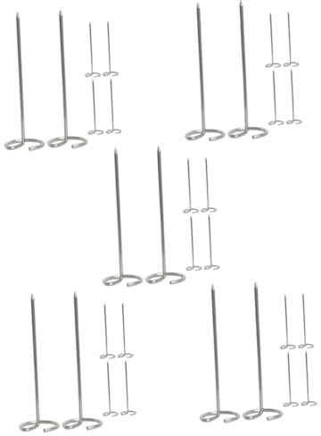 BESPORTBLE 30piezas Brochetas Inoxidable Para Barbacoa Skewers Reutilizables Para Parrilla y Freidora De Aire Para y Kebab