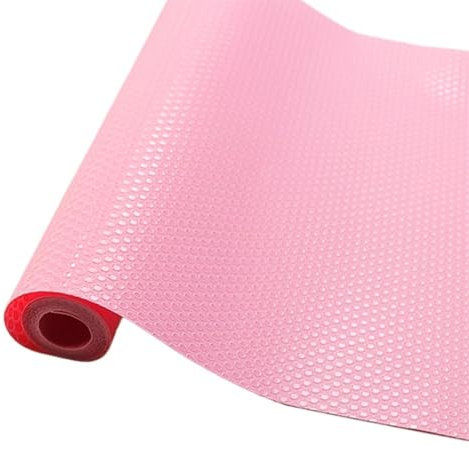 Schubladeneinlagen, Schubladeneinlagen, wiederverwendbar, Regaleinlagen, Schrankmatte, Schubladenmatte, wasserdicht, rutschfest, for Kühlschrank, Küchentisch, Papier (Rosa, 150 x 60 cm)(Pink,150x30cm)
