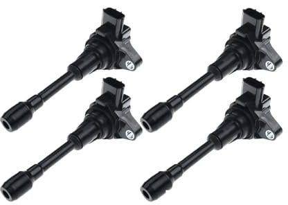DZSTAIYOUSM Zündverteiler 4/8Pcs Vorne Und Hinten Zündung Spulen Für Nissan Für Armada 22448-1LA0A 224481LA0A 22448-1LA0B Auto Zündspule Blockzündspule(4PCS)
