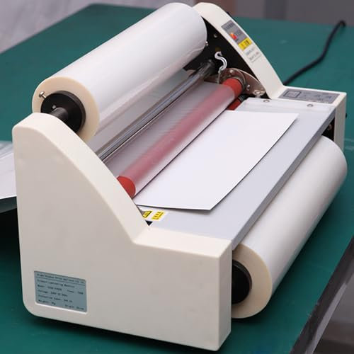 HENGCMM Profi Laminiergerät A2 A3 A4 Heiß- & Kaltlaminator | 220 V Schnelles Aufwärmen 350 mm/450 mm EIN- und Doppleseitige Laminiermaschine Rollenlaminiergerät für Sprühbilder, Fotos, Urkunden,450mm