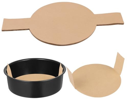 OKUMEYR 100sheets Round Cake Pan Liners Non-Stick Baking Paper Parchment Lining for Cheesecake Baking Loaf Sourdough Dutch Ovens