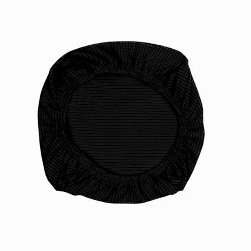 Yikko Elastic Stretch Spandex Chair Seat Covers Slipcovers Washable fit for Office Chairs,Dining Room Chairs,Bar Wedding Party Decor (1, Black)
