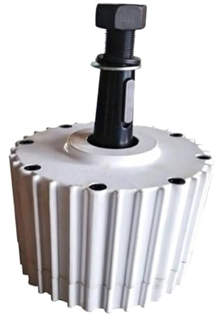 QZCX Aerogenerador Eolico, Alternador de CA del generador de imán Permanente de 1000W 500RPM 48V 96V for turbina eólica Vertical u Horizontal(48VAC)