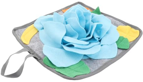 SEWOART Kaninchen Futtermatte Aus Fleece Für Hasen Schnüffelmatte Zum Trainieren des Geruchssinns Spielzeug Zur Nahrungssuche Langlebig Und Praktisch Für Unterwegs