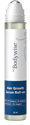 Be Bodywise Rosemary Hair Growth Serum (Roll On) | 3% Redensyl & 2% Anagain | Hair fall control serum for Women & Men | Promotes Hair Growth & Stimulates Hair Follicles | For All Hair Types | 25ml