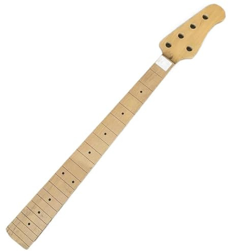 Gitarrenhals 5 Saitige E Gitarre Bass Hals 21 Bünde Rechtshänder DIY Kit