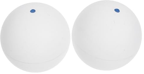 HOMOBABE 2 Palline da Squash in Gomma Rimbalzanti per Allenamento della Coordinazione Occhio-Mano, Palla da Squash per Allenamento Indoor e Outdoor, Attrezzatura per Migliorare Reazione