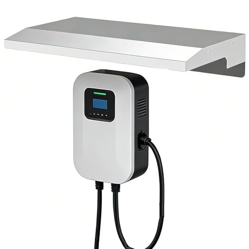 Copertura in Acciaio Inossidabile per Caricabatterie EV, Tetto Protettivo per Stazione di Ricarica per Veicoli elettrici, Impermeabile, Montaggio a Parete, Copertura Esterna Resist