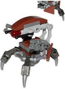 LEGO Star Wars Minifigur Droideka aus dem Set 75092