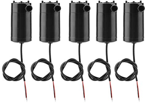 5 piezas Mini bomba de agua DC 3-5V 100-200mA Bomba de agua sumergible para acuario Fuente de acuario para fuente pequeña, acuario, estanque de peces pequeños