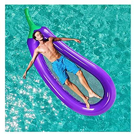 AXTMR Sommer-Wasser-Hängematte, aufblasbarer Swimmingpool-Schwimmstuhl,luftmatratze Netz für Erwachsene und Kinder, maximales Traggewicht 100 kg,style1