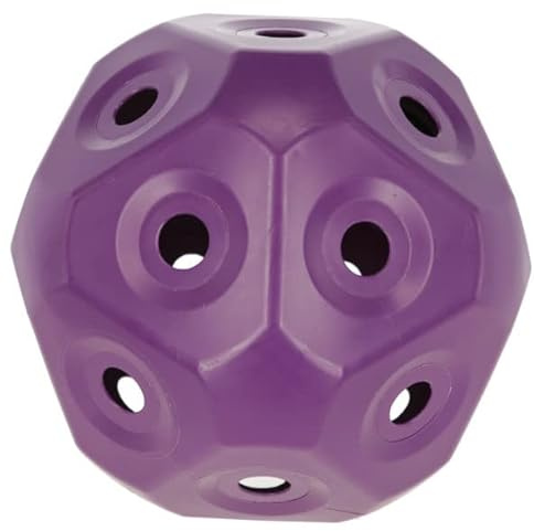 Futterspielball für Kleinpferde / Ponys Pferdspielball Heuball 4cm Öffnungen